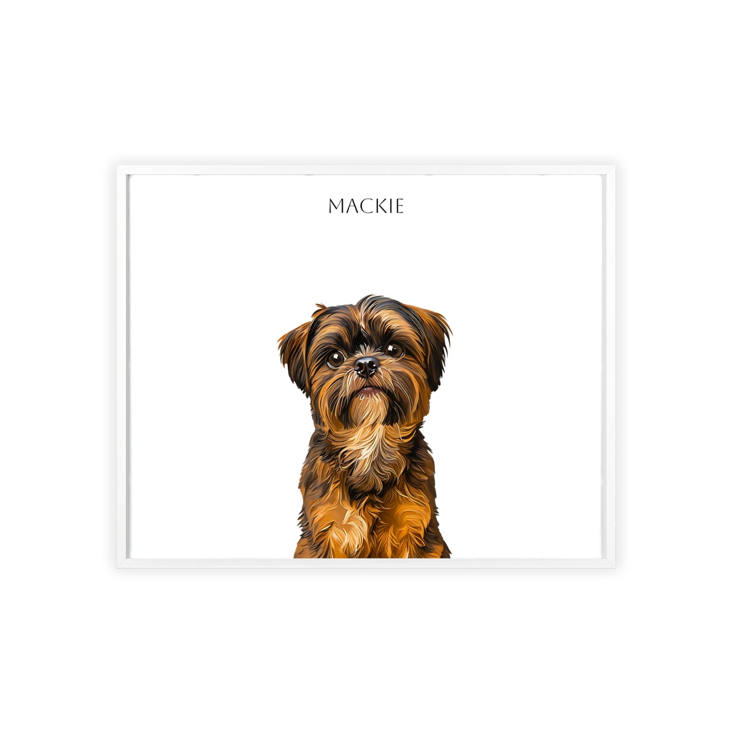 Custom Oil Paint Pet Poster