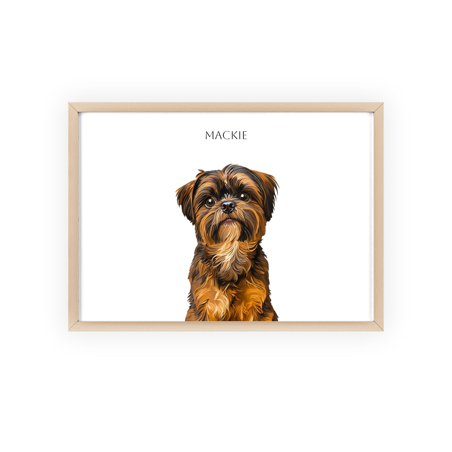 Custom Oil Paint Pet Poster