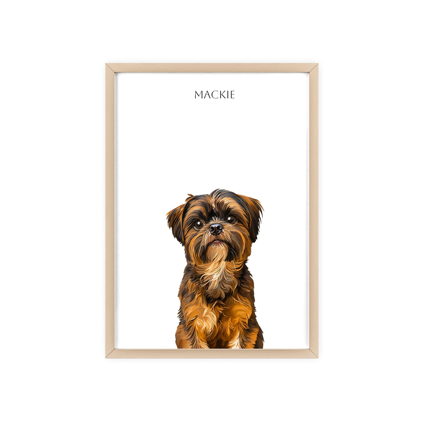 Custom Oil Paint Pet Poster