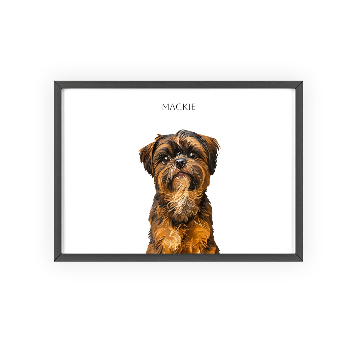 Custom Oil Paint Pet Poster