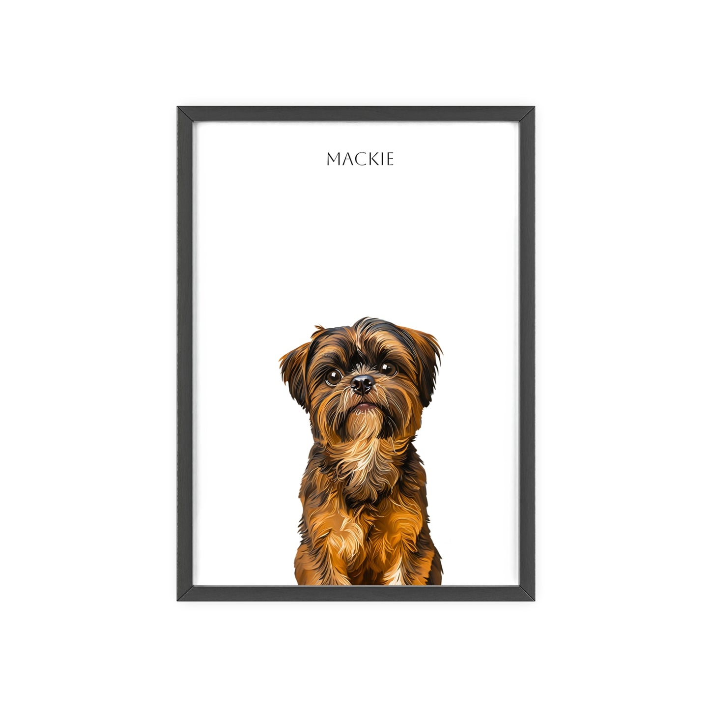 Custom Oil Paint Pet Poster