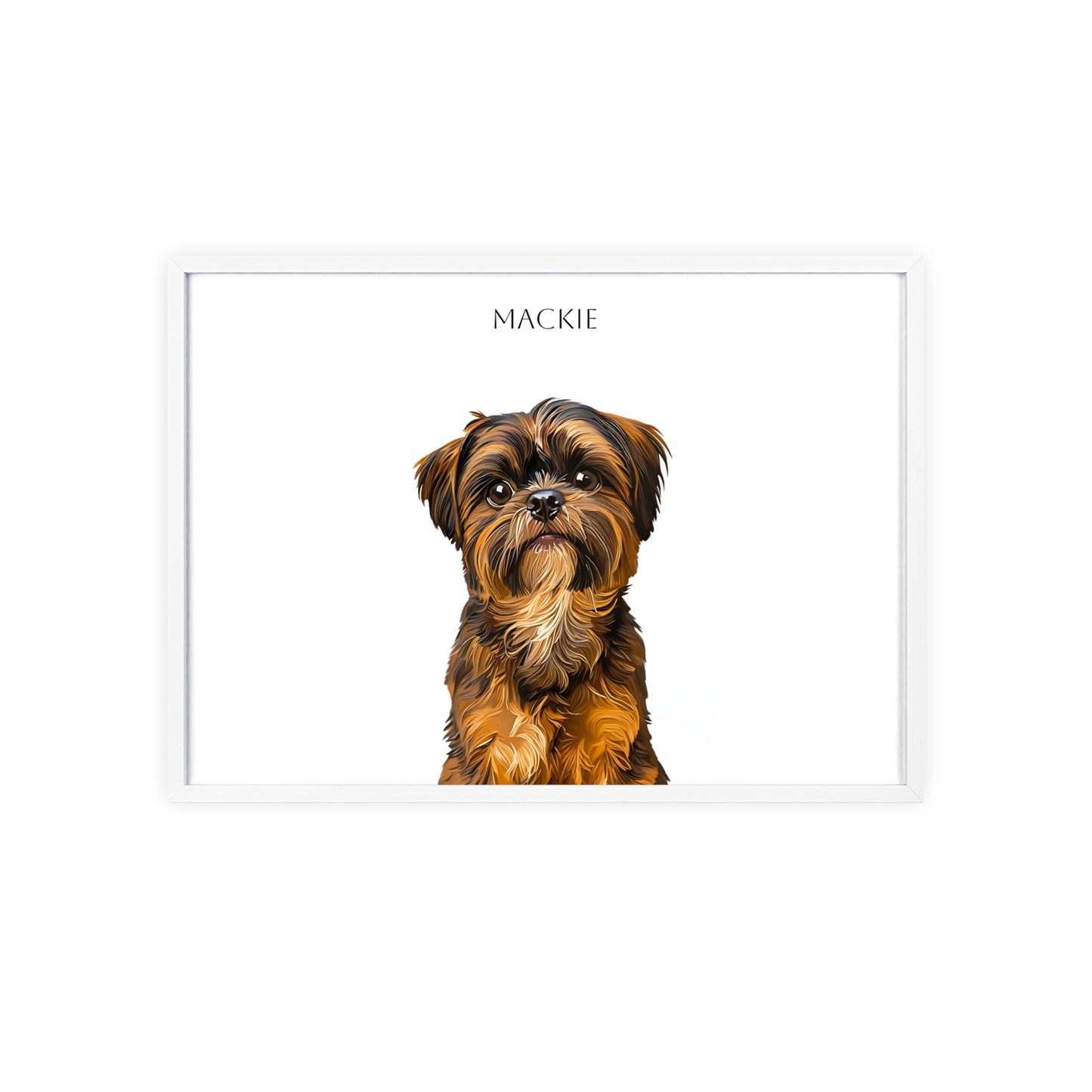 Custom Oil Paint Pet Poster