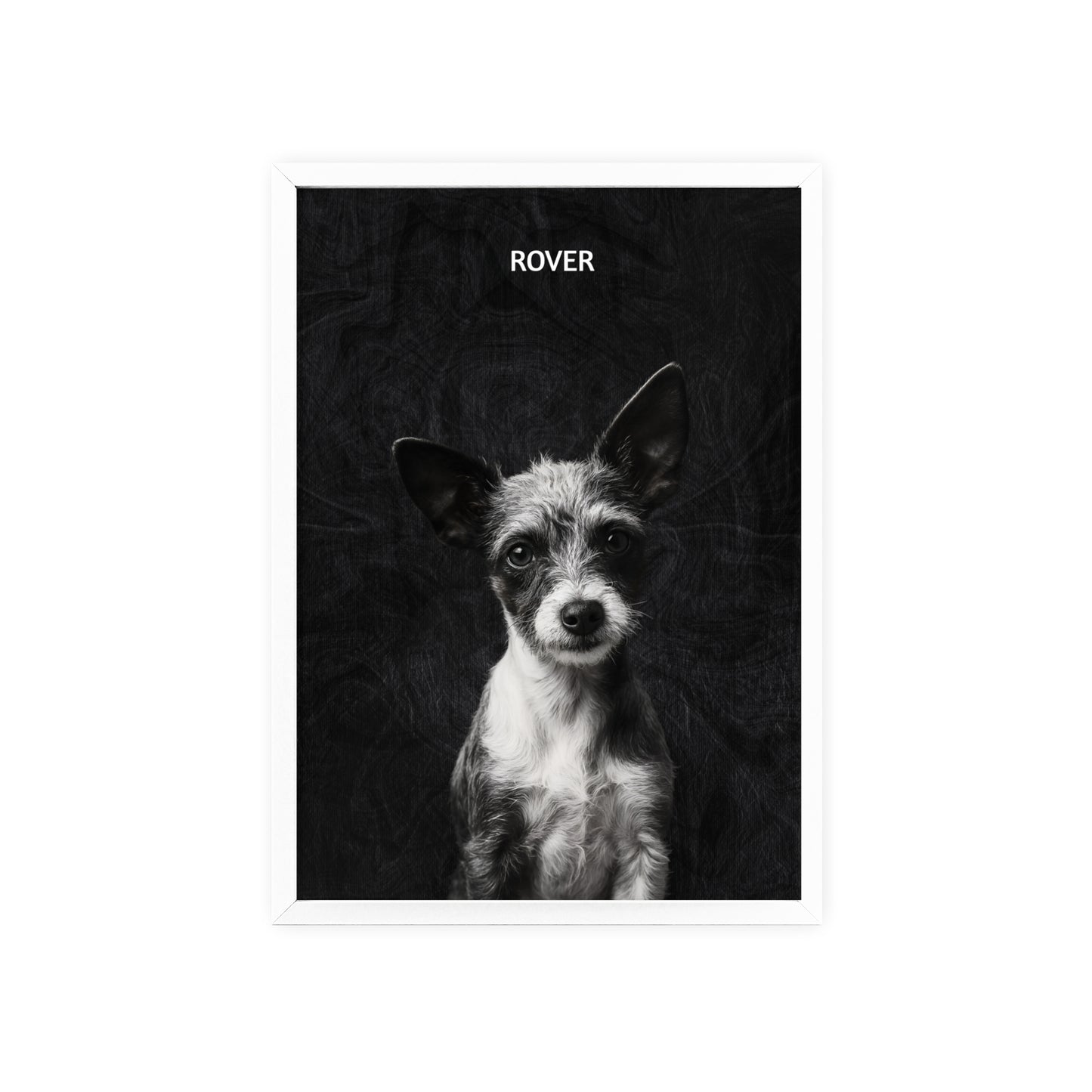 Personalized Pet Wall Art with Wooden Frame, Custom Dog Portrait, Home Decor for Animal Lovers, Gifts for Dog Owners, Unique Dog Artwork