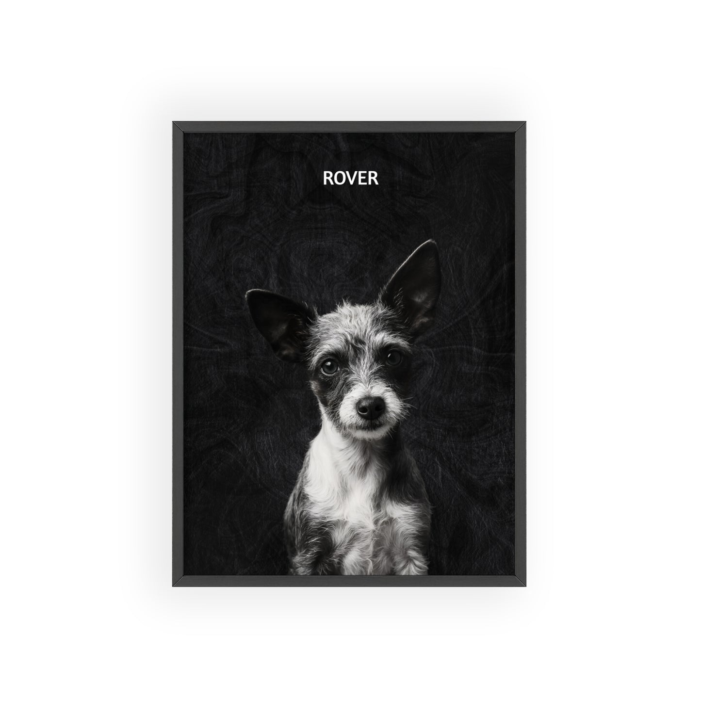 Personalized Pet Wall Art with Wooden Frame, Custom Dog Portrait, Home Decor for Animal Lovers, Gifts for Dog Owners, Unique Dog Artwork