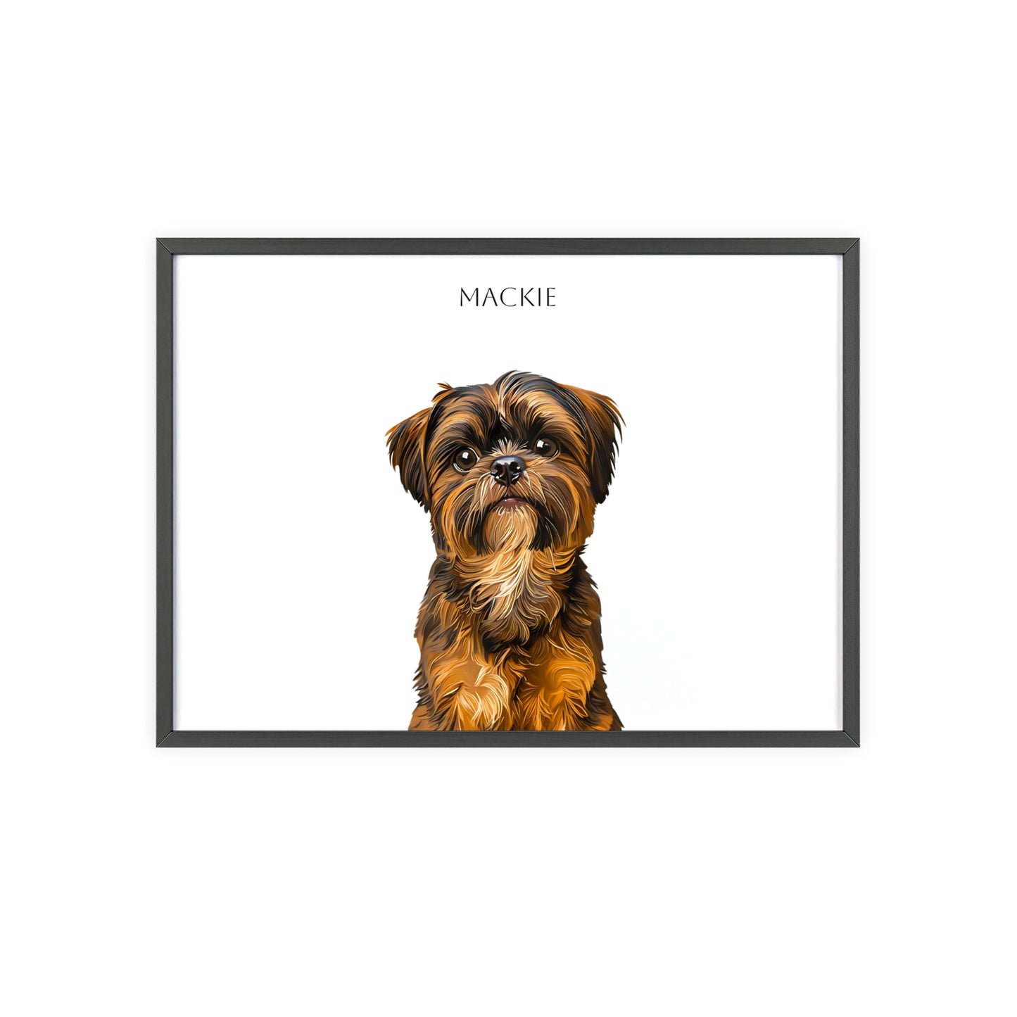 Custom Oil Paint Pet Poster